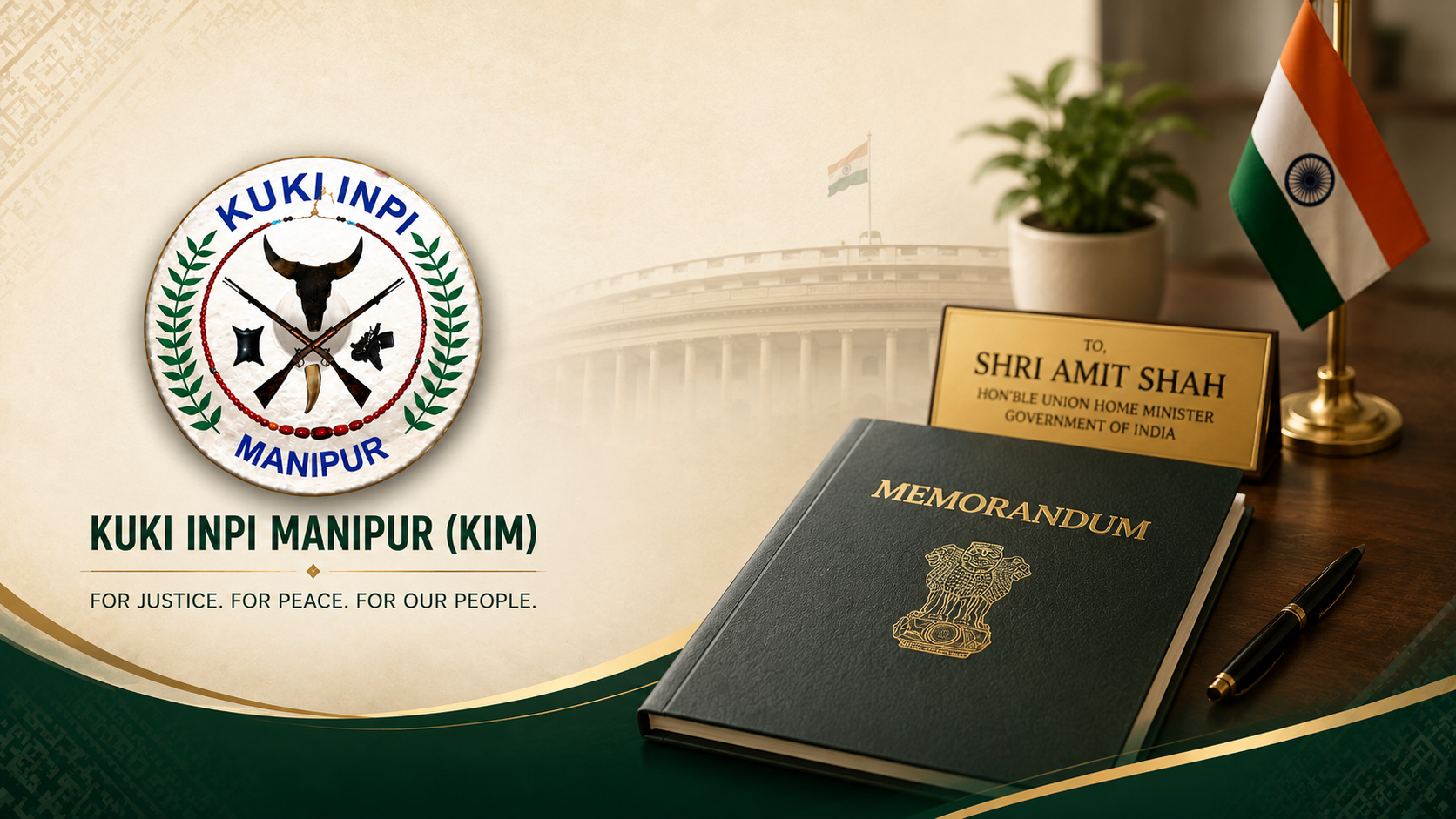 KIM Urges HM Amit Shah to Free Hostages, Advance Political Solution